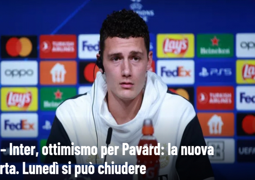 Inter’s Final Push for Pavard Nears Completion as Striker Reshuffle Faces Obstacles-0