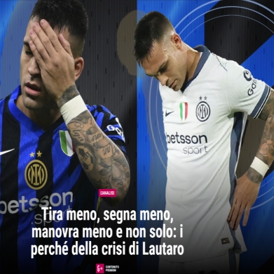 Italian Experts Analyze Lautaro's Form: Why He's Scoring Eight Goals Less, and How Messi and Álvarez Might Help