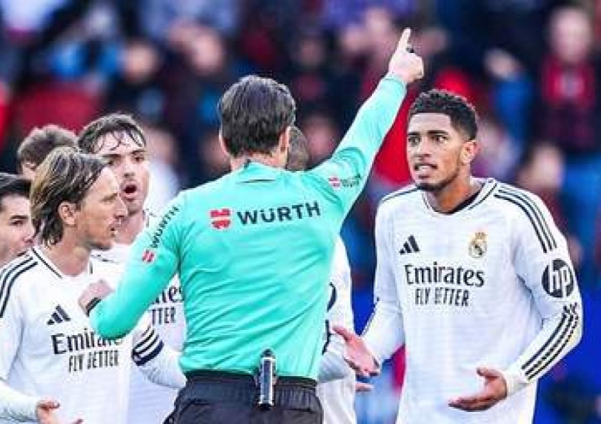 LaLiga Title Race in Turmoil: Furious Real Madrid Drop Seven Points Amidst Refereeing Controversies-0