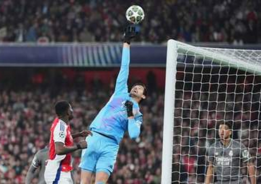 Champions League Savior! Courtois’ Heroic Performance: 2 Miraculous Saves in 2 Seconds, Arteta Left Stunned-0