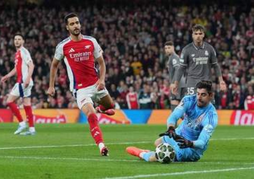 Champions League Savior! Courtois’ Heroic Performance: 2 Miraculous Saves in 2 Seconds, Arteta Left Stunned-2